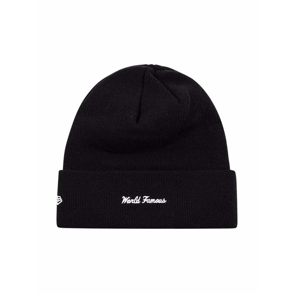 Sombreros Supreme x New Era Box Logo Beanie Negras | Supreme 525LH